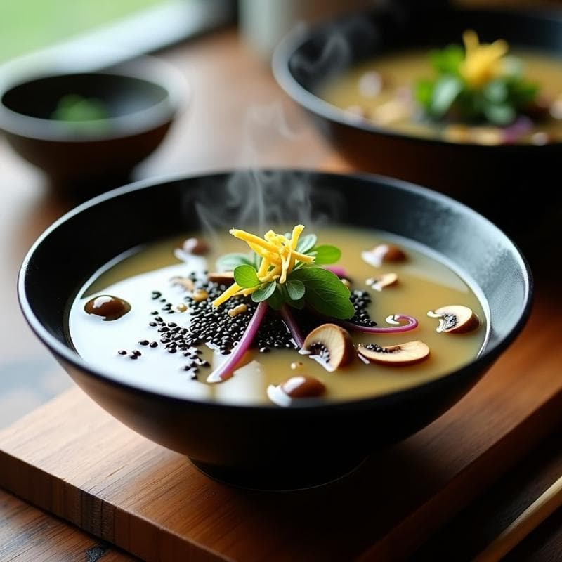 Sopa de Misoshiro con Champiñones Shitake y Wakame: Receta Japonesa Vegana Antiinflamatoria