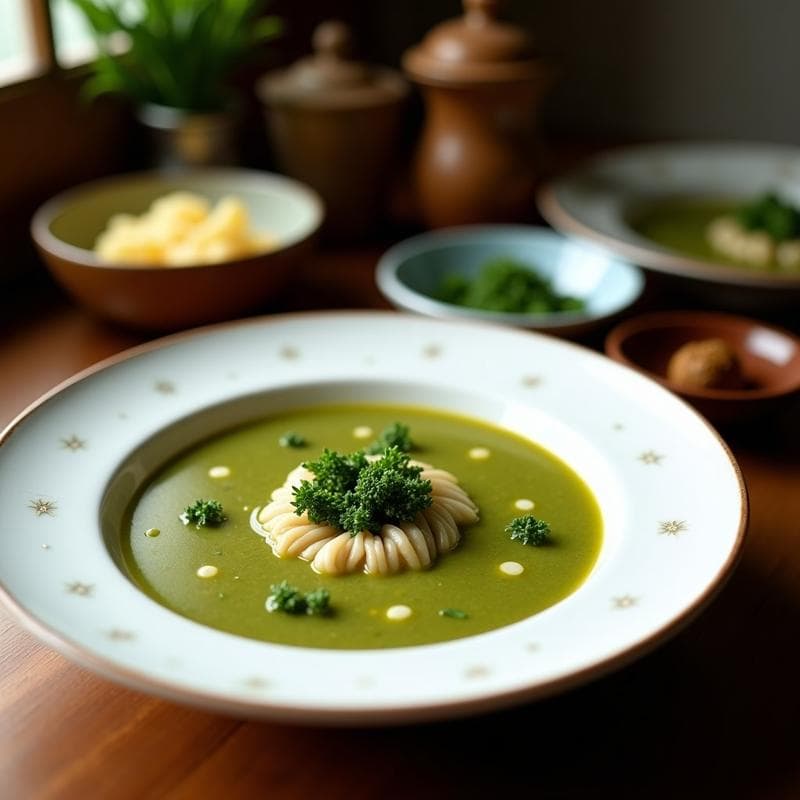 Sopa de Misoshiru con Espirulina y Tokwa: Receta Japonesa Depurativa en Olla Express