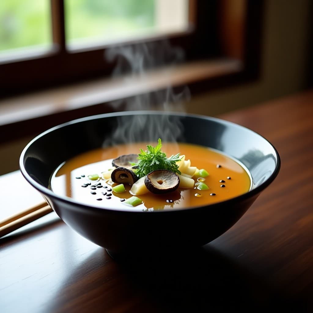 Sopa Misoshiru con Hongos Reishi y Wakame: Receta Japonesa para el Sistema Inmune