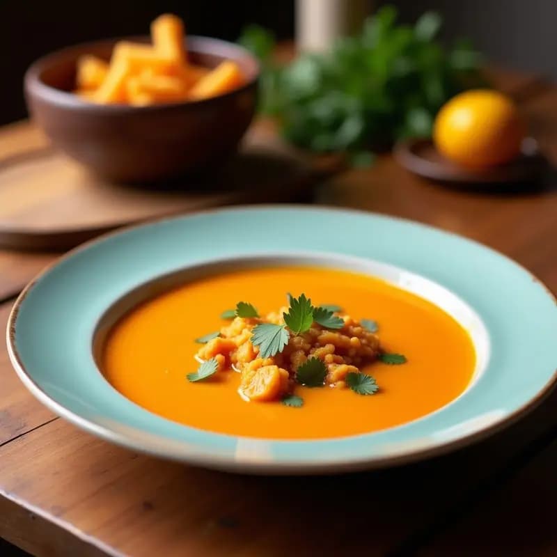 Sopa de Misva con Calabaza y Jengibre: Receta Judía Tradicional y Reconfortante