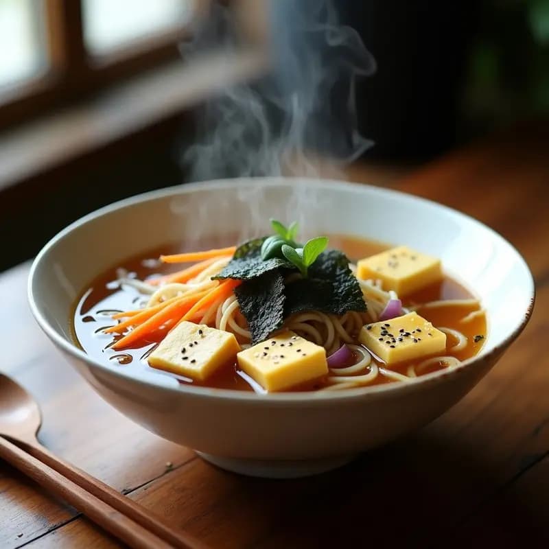 Sopa de Miswa con Tofu y Algas: Receta Coreana Vegana y Desintoxicante en 20 Minutos
