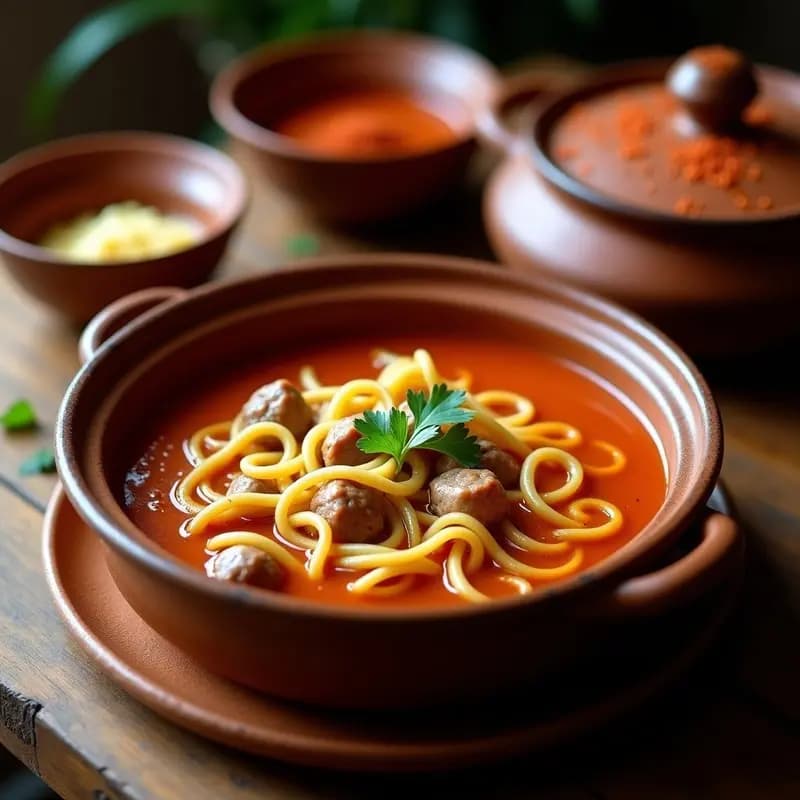 Sopa de Mondongo con Fideos y Pimentón: Receta Extremeña de Aprovecho