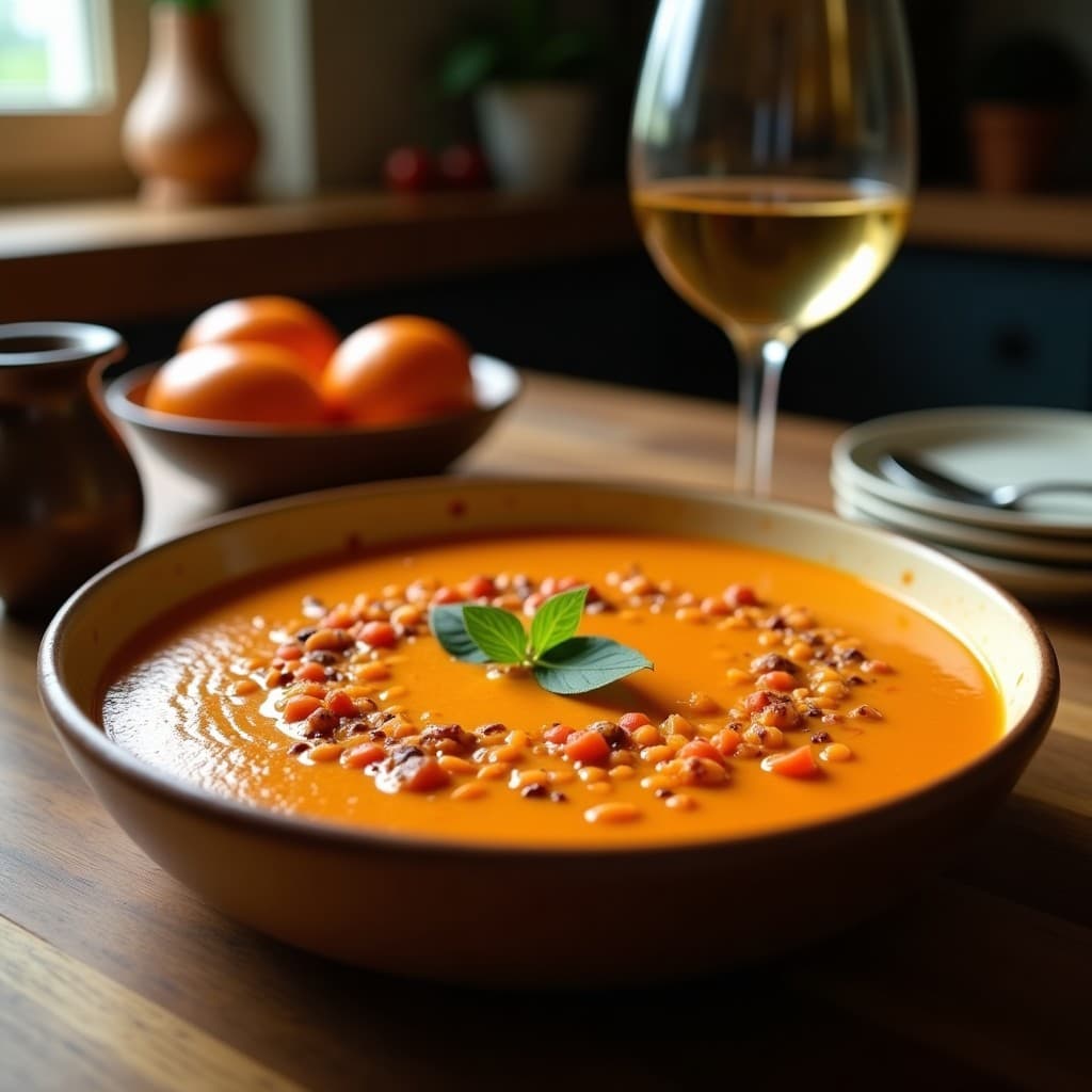 Sopa de Ñame y Cacahuete con Especias de Berbere: Receta Etíope Reconfortante en Thermomix