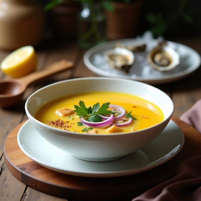 Sopa de Ostras y Cúrcuma: Receta China en Thermomix con Propiedades Antiinflamatorias