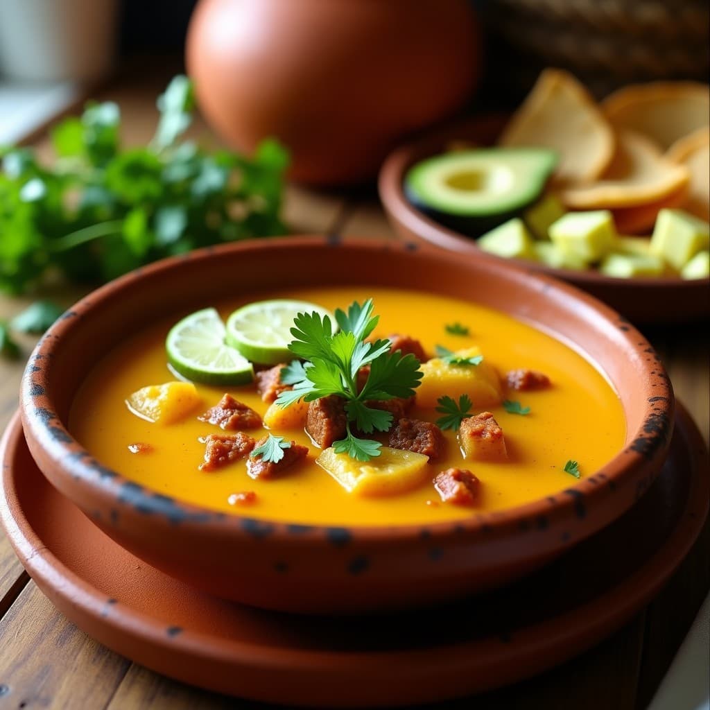 Sopa de Pan de Maíz y Chorizo Vegano: Receta Mexicana Reconfortante en Olla Lenta
