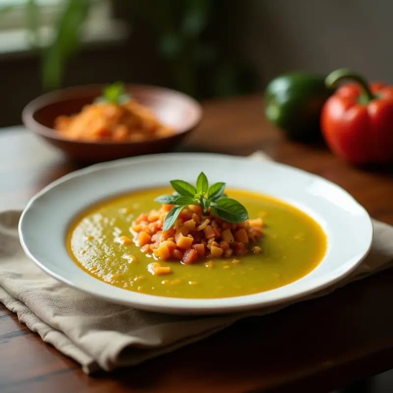 Sopa de Papaya Verde y Tomate con Chile: Receta Mexicana Depurativa en 30 Minutos