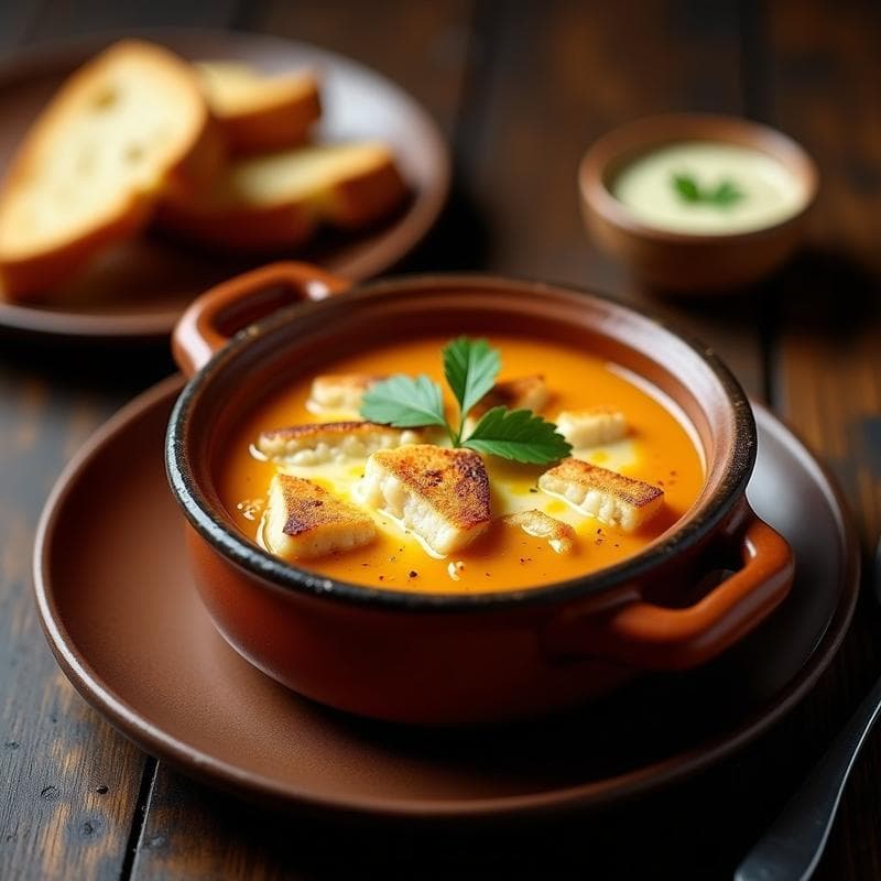 Sopa de Pescado a la Fugazzeta: Receta Uruguaya Tradicional con Queso Fundido en 30 Minutos