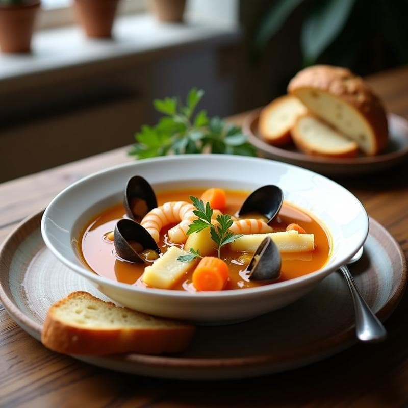 Sopa de Pescado Gallego en Airfryer: Receta Tradicional con Ahorro de Tiempo