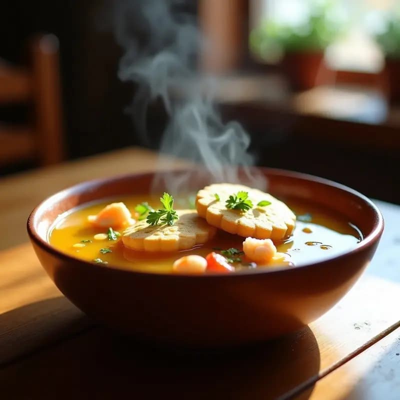 Sopa de Pescado con Galleta María: Receta Express en 20 Minutos con Truco de Abuela