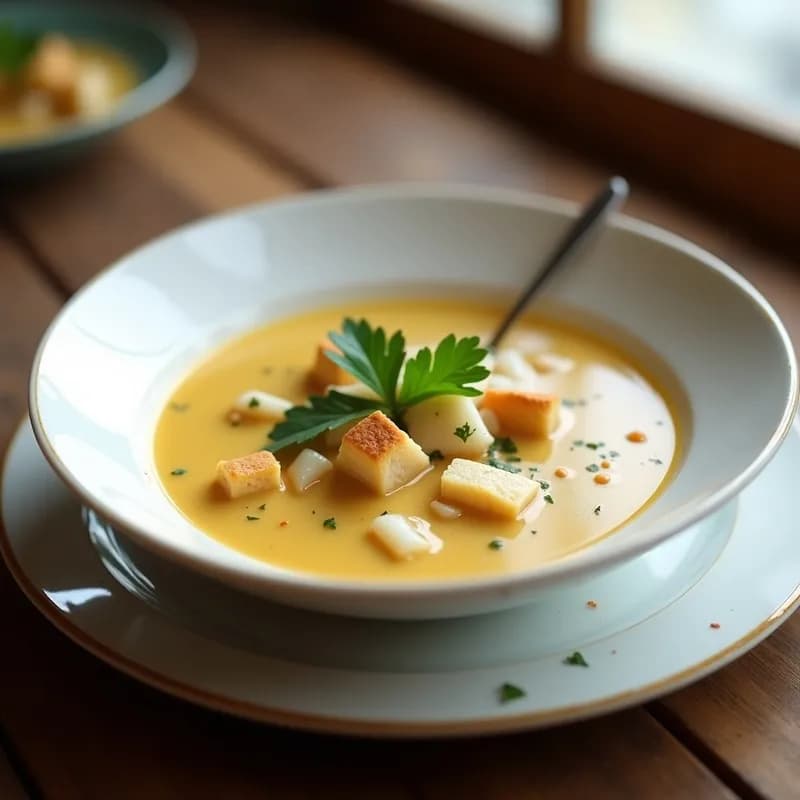 Sopa de Pescado con Galleta María: Receta en Thermomix Sin Lácteos y Ultracremosa
