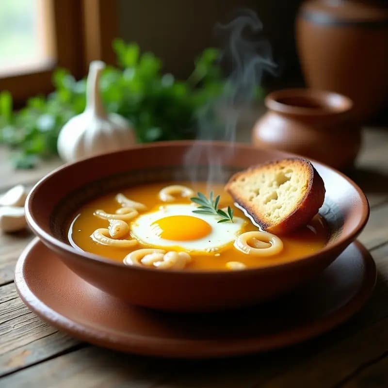 Sopa de pescado malagueña: Receta costera llena de sabores del mar
