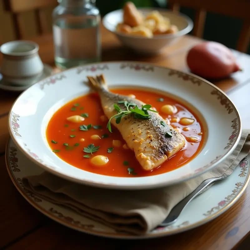 Sopa de Pescado y Marisco al Estilo Mediterráneo: Receta para Días de Frío