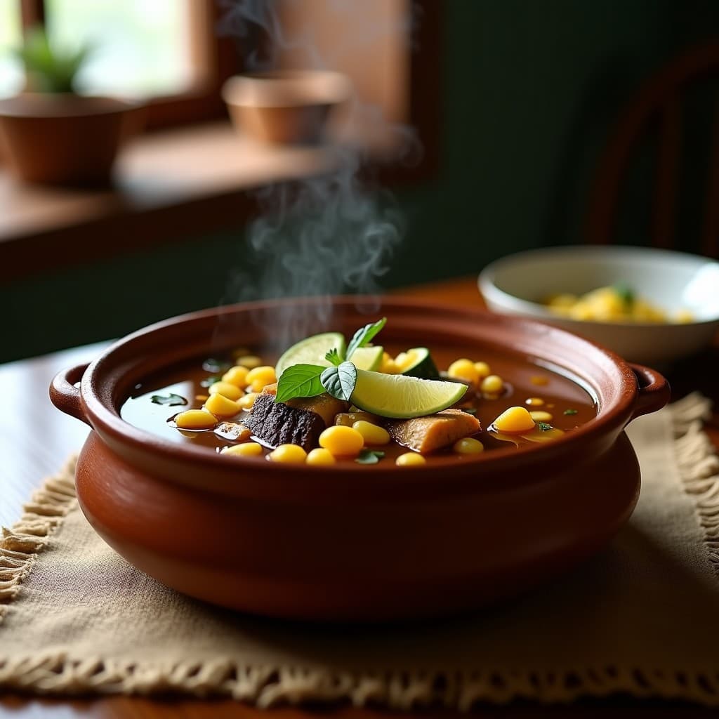 Sopa de Pescado y Mezquite con Chile Pasilla: Receta Mexicana Tradicional en Olla Lenta
