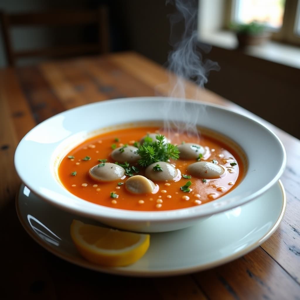 Sopa de Quinoa Roja y Ostiones: Receta Peruana Alta en Hierro en Thermomix