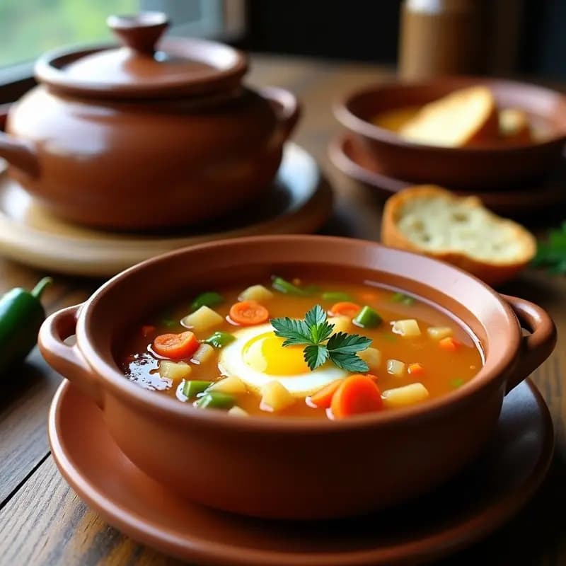 Sopar Sekot de Pan Duro y Verduras: Sopa Española de Aprovechamiento Sin Desperdicio