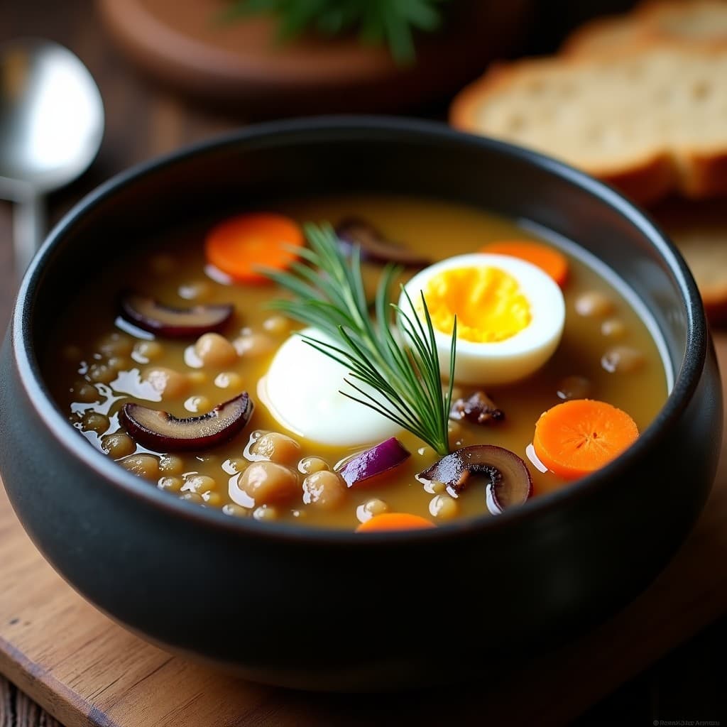 Sopa de Sémola de Trigo Sarraceno con Champiñones: Receta Ucraniana Sin Gluten en Thermomix