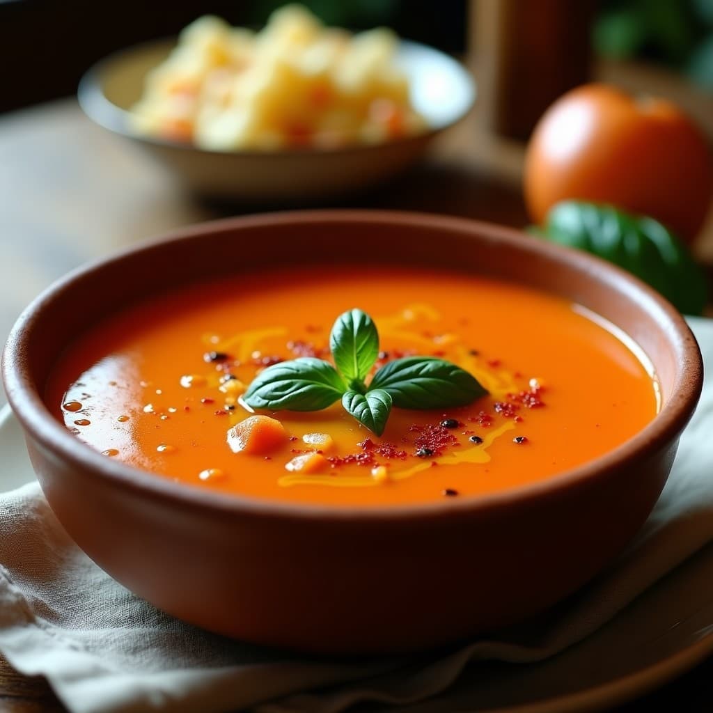 Sopa de Tamarillo y Albahaca: Receta Ecuatoriana Vegana y Ácida