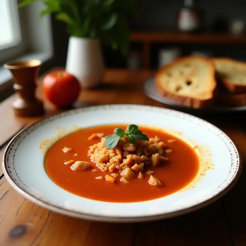 Sopa de Tamarillo y Puerro con Toque de Chile de Árbol: Receta Mexicana en Olla Express