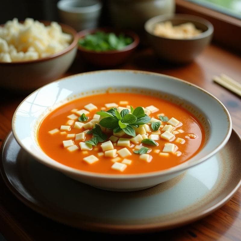 Sopa Tailandesa de Lemongrass: Receta en Airfryer con Cocos y Umami en 20 Minutos
