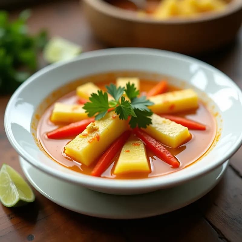 Sopa Thai de Piña y Jengibre: Receta en Airfryer Rápida y Antiinflamatoria