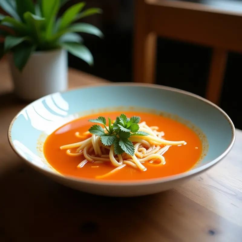 Sopa Thai de Ternera y Limoncillo: Receta Rápida en Airfryer con Toque Cítrico