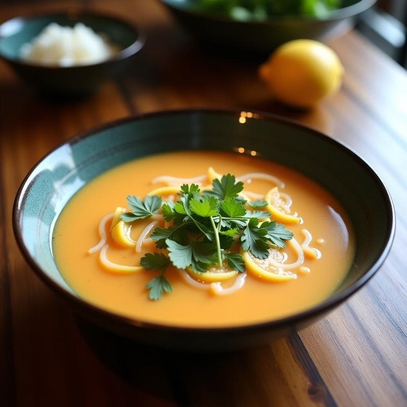 Sopa Thai Vegana de Coco y Lemon Grass: Receta Express con Umami en 20 Minutos