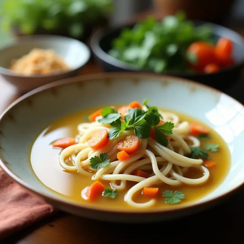 Sopa de Tom Kha con Leche de Coco y Galanga: Receta Tailandesa Detox y Aromática