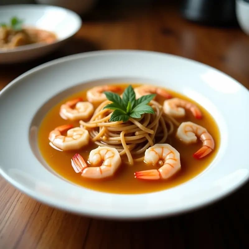 Sopa Tom Kha con Gambas y Cilantro: Receta Tailandesa Reconfortante y Keto