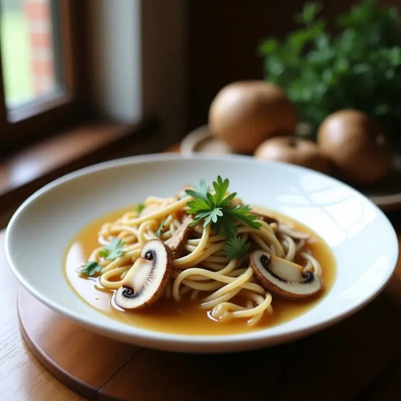 Sopa de Tom Kha con Hongos y Tofu: Receta Tailandesa Crema y Sin Lácteos