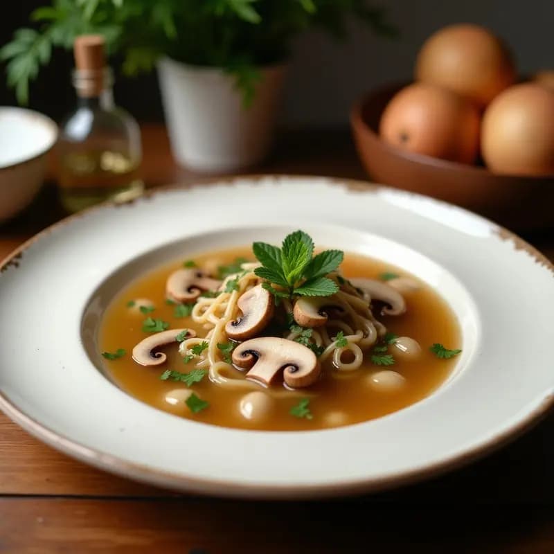 Sopa de Tom Kha con Setas Shiitake: Receta Tailandesa Vegana y Cremosa en 20 Minutos
