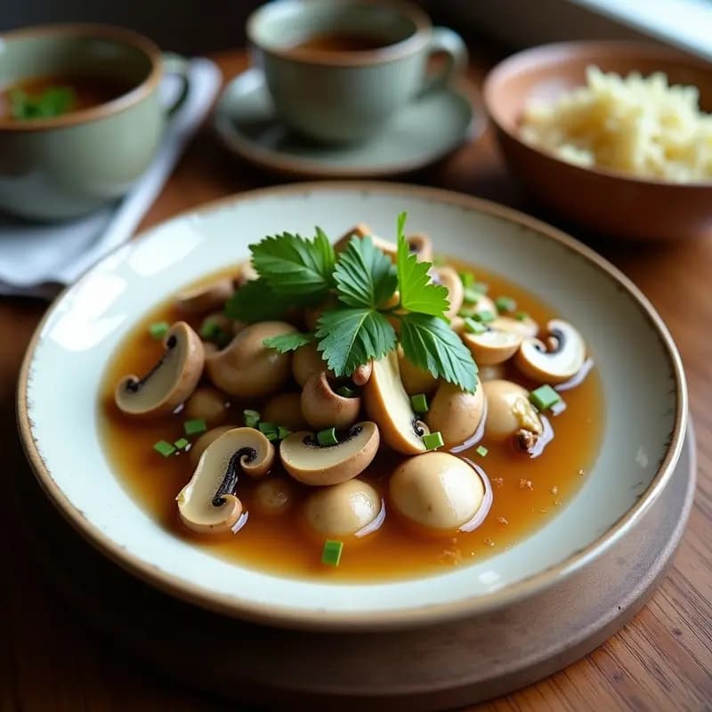 Sopa de Tom Kha con Champiñones y Cítricos: Receta Tailandesa Vegana y Digestiva