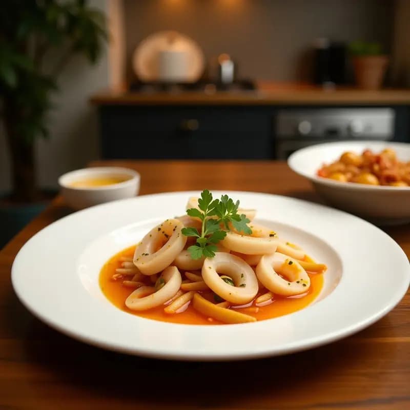 Sopa de Tom Yum con Calamar y Cítricos: Receta Tailandesa de Marisco Ultraaromática
