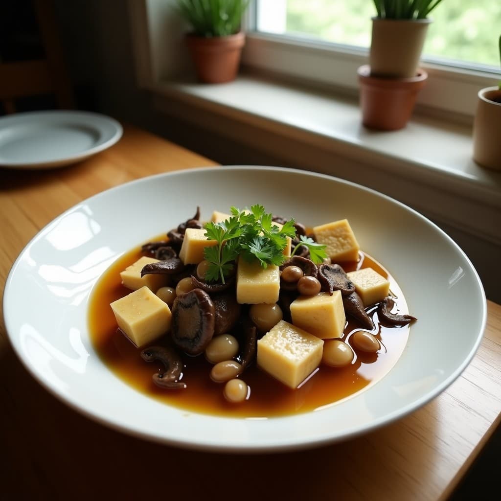 Sopa de Tom Yum con Tofu y Champiñones: Receta Tailandesa Keto en Olla Exprés