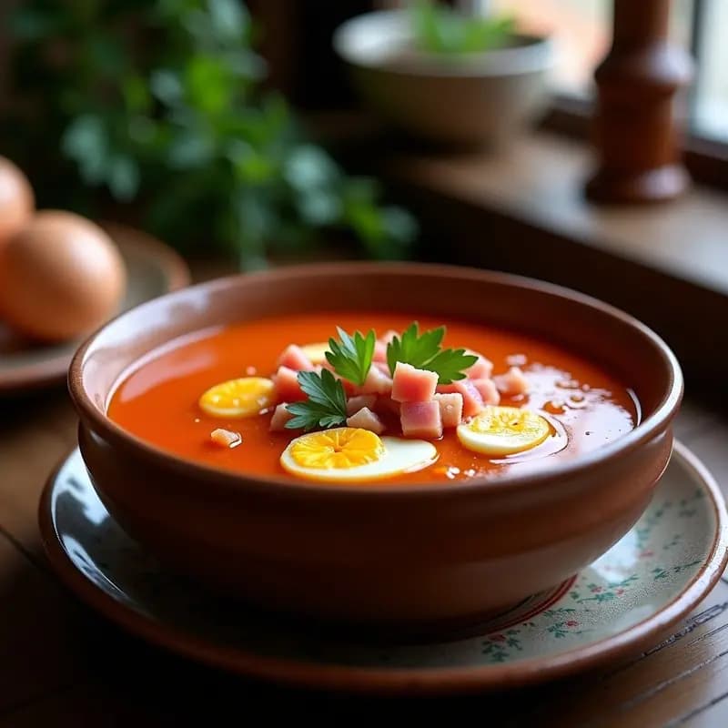 Sopa de Tomate con Jamón y Huevo Duro: Receta de la Abuela para el Frío