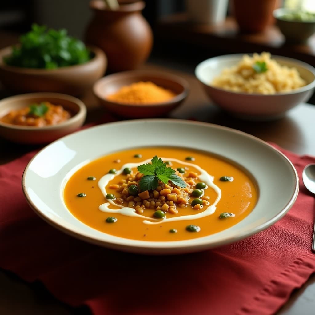 Sopa de Tomatillo y Pepitas de Calabaza: Receta Mexicana Vegana y Cremosa en 20 Minutos