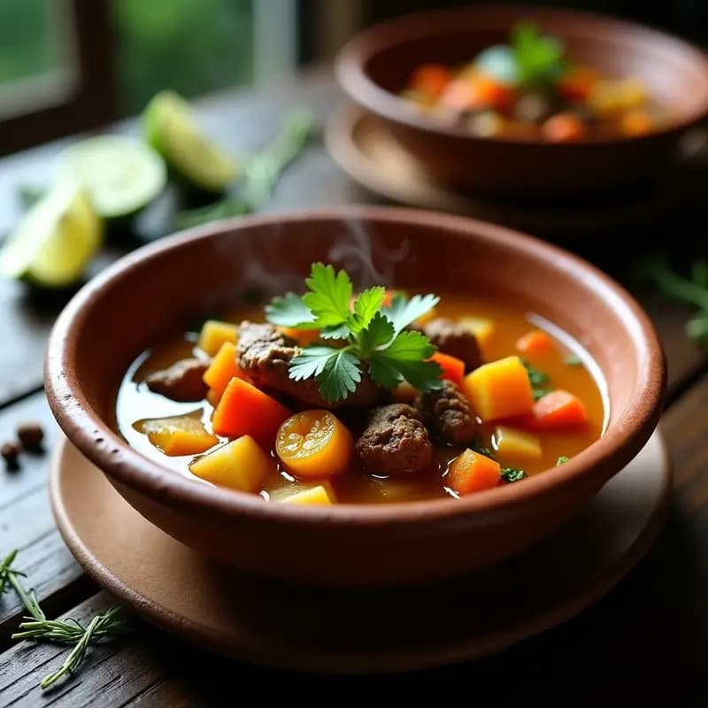 Sopa de Tortuga Estilo Jamaica: Receta Tradicional con Especias y Vegetales en Olla Lenta