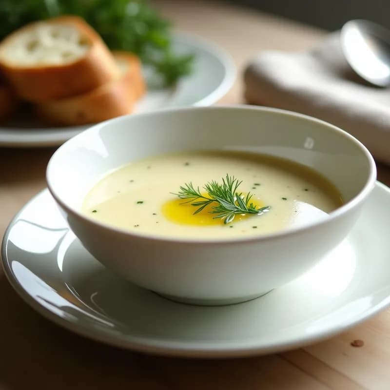 Sopa Vichyssoise Vegana: Receta Fría en Thermomix y Sin Lácteos