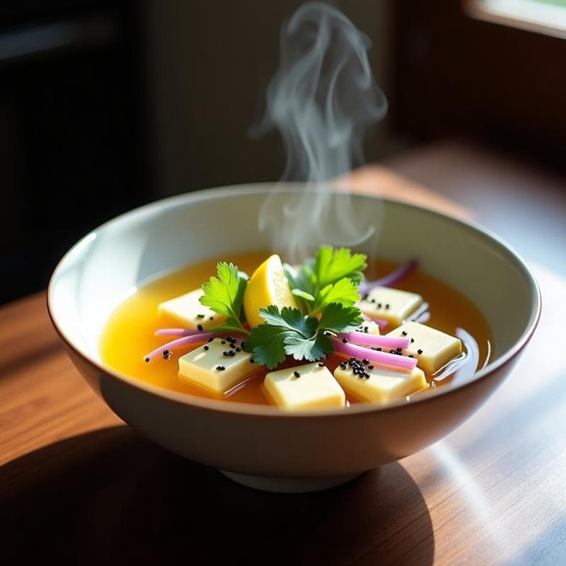 Sopa de Algas Wakame y Jengibre: Receta Japonesa Detox en Olla Express con Limón