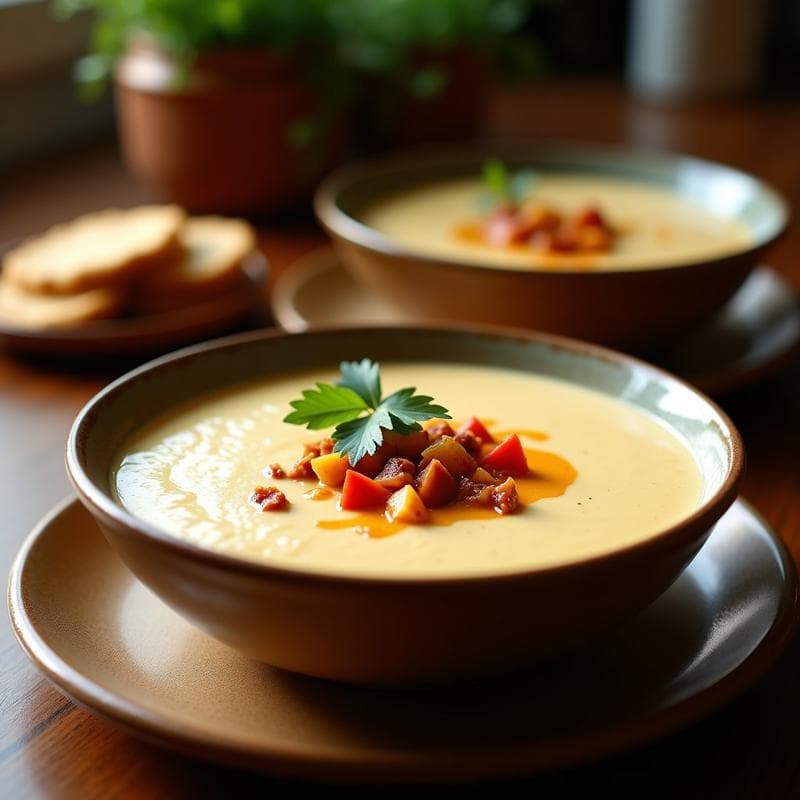 Sopa de Ziplocotos y Leche de Coco: Receta Chilena Picante en Olla Lenta