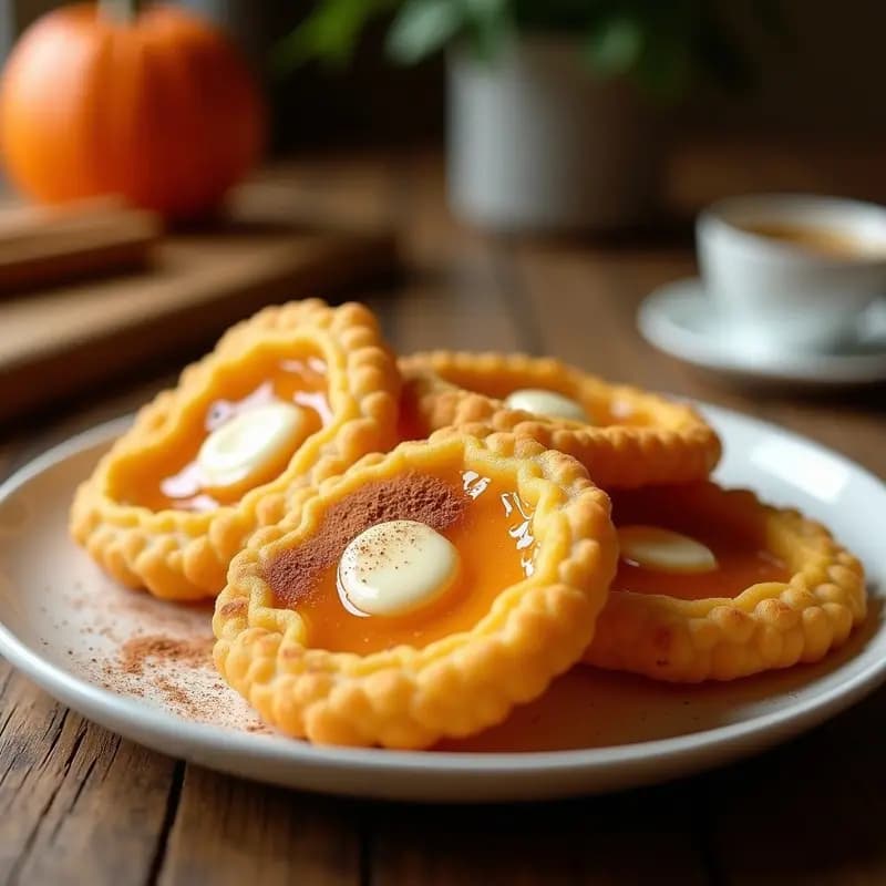 Sopapillas de Calabaza y Queso Fresco: Postre Mexicano Frito en Airfryer con Miel