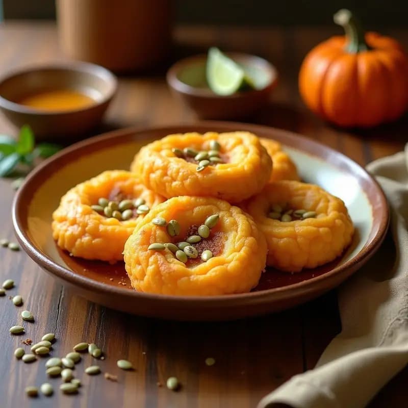 Sopapillas de Calabaza y Queso Ricotta: Entrante Mexicano Dulce-Salado en Airfryer