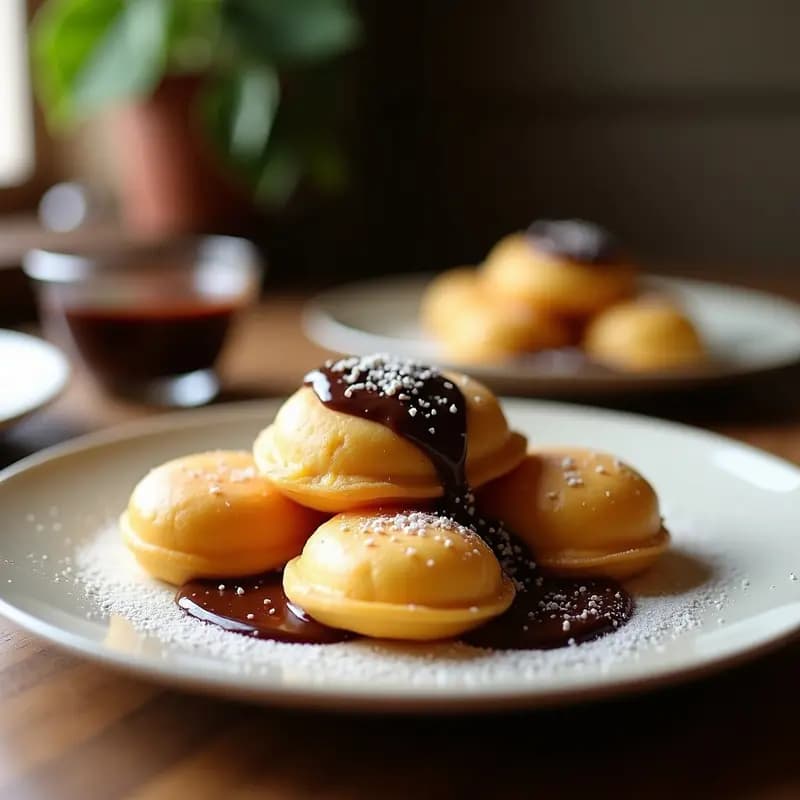 Sopapillas de Calabaza con Salsa de Chocolate Negro: Postre Mexicano Sin Gluten