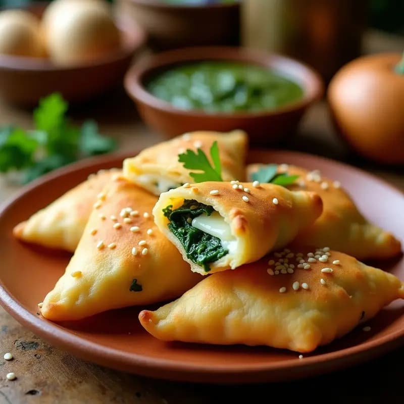Sopapillas de Espinacas y Queso Panela: Aperitivo Mexicano Sin Freír en Airfryer