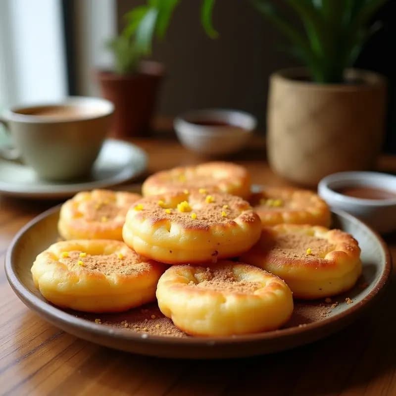 Sopapillas de Harina de Almendra y Queso de Anacardos: Postre Mexicano Keto Sin Fritura