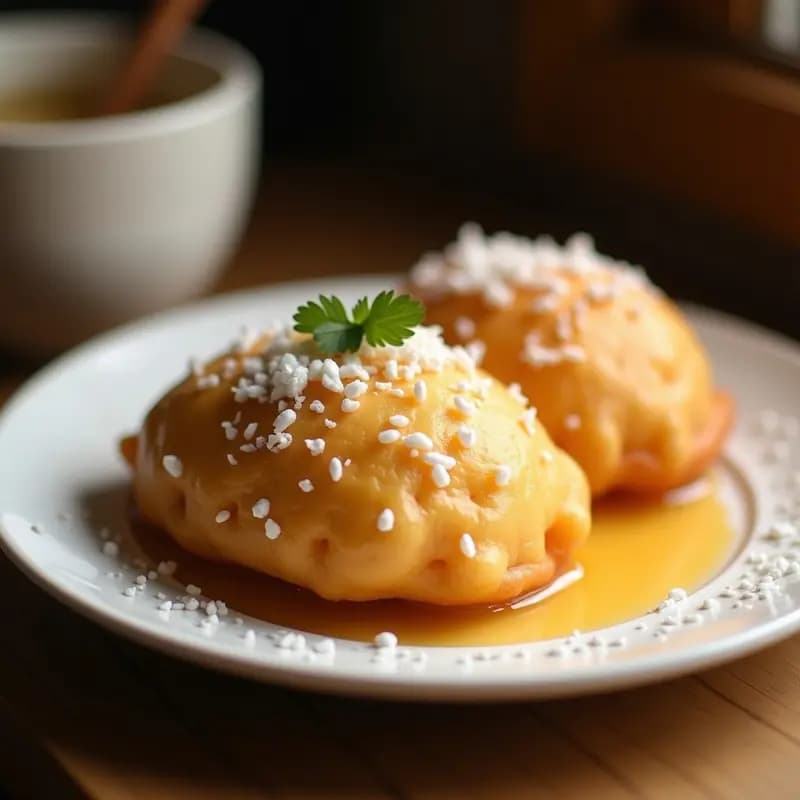 Sopapillas de Harina de Coco con Miel de Agave: Postre Mexicano Sin Gluten