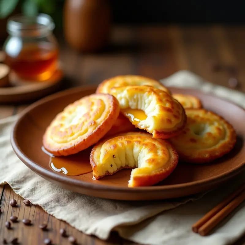 Sopapillas Nativo Americanas con Miel: Postre Frito Crujiente y Rápido