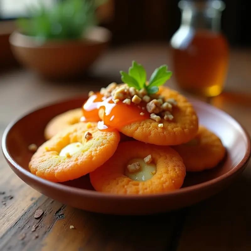 Sopapillas Chilenas de Zapallo con Miel de Ulmo: Postre Tradicional Sin Horno