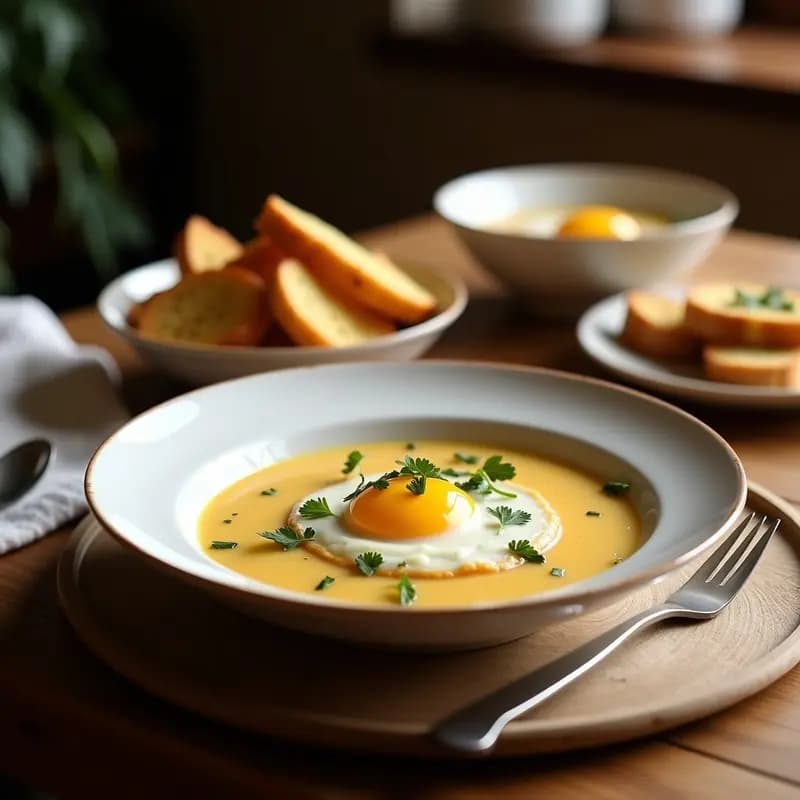 Sopas de Ajo Riojanas con Pan Duro y Huevos: Receta de Aprovecho Rápida y Calorífica