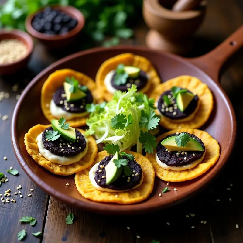 Sopes de Frijol Negro y Huitlacoche: Receta Mexicana con Toque Gourmet en Comal