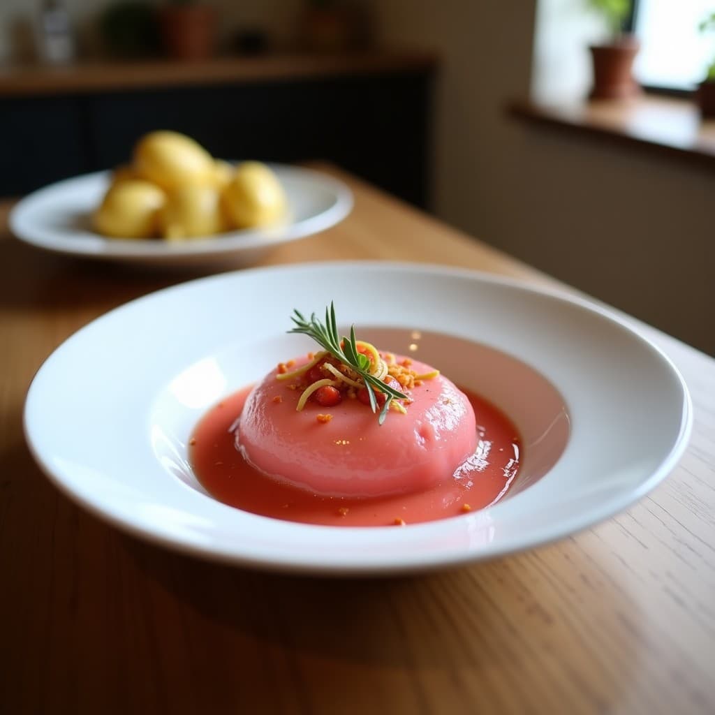 Sorbe de Lichi y Rosa Mosqueta: Postre Vegano Sin Azúcar y Rico en Vitamina C